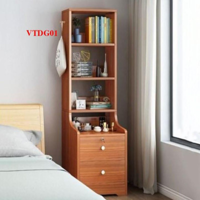 Tủ kệ sách đầu giường VTG01C  _ Nội thất lắp ráp