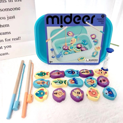 Đồ chơi câu cá nam châm bằng gỗ Mideer Magnetic Fishing Toy cho bé
