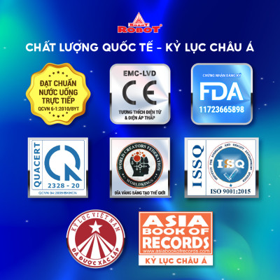 Máy Lọc Nước ROBOT Spring Pro 410GH-UR Vi Mạch LCD Cảm Ứng Đa Năng Nước Nóng Khóa An Toàn - Hàng Chính Hãng