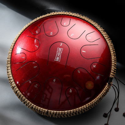 Trống Tank Hluru 15 Tone TBP15 14inch (Tone C & D Tùy Chọn - Steel Tongue Drum Lưỡi Thép Không Linh) Hàng Chính Hãng - Kèm Móng Gẩy DreamMaker