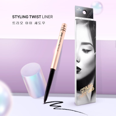 Chì Vặn Kẻ Mắt VACOSI Dạng Gel (Đen Huyền) Không Lem Không Trôi - VACOSI Styling Twist Liner