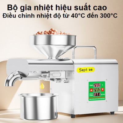 Máy ép dầu ăn thực vật dùng trong gia đình. Thương hiệu Mỹ cao cấp Septree - X3. HÀNG CHÍNH HÃNG