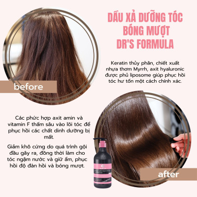 Dầu Xả Dưỡng Tóc Bóng Mượt Dr