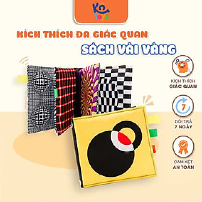 Sách Vải Magic Book Kích Thích Chuyển Động Mắt Phát Triển Đa Giác Quan – Lalala Baby
