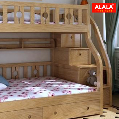Giường tầng ALALA116 cao cấp/ Miễn phí vận chuyển và lắp đặt/ Đổi trả 30 ngày/ Sản phẩm được bảo hành 5 năm từ thương hiệu ALALA/ Chịu lực 700kg