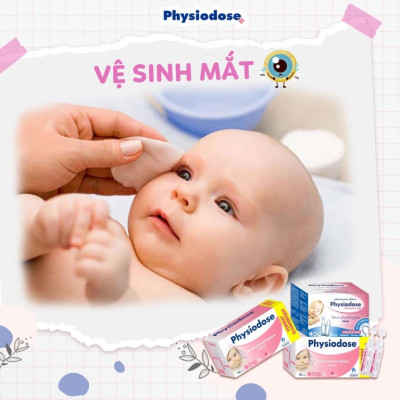 Nước Muối Sinh Lý Hồng Physiodose Pháp cho Bé - Vệ sinh răng miệng rơ lưỡi , rửa mũi DR. PAPIE / DR PAPIE