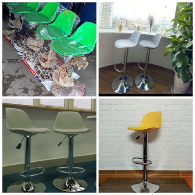 Ghế bar, quầy bar  Juno Sofa kèm đệm da cao cấp sang trọng