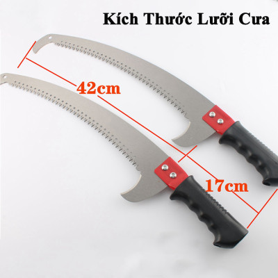 Sào Cưa Tỉa Cắt Cành, Hái Quả Trên Cao KUNBE Có Các Loại Dài  3m, 5m, 6m, 7m Chắc Chắn Cứng Cáp