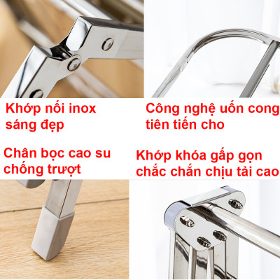 [HOT] Giàn phơi để sàn Inox - Nhiều mẫu mã lựa chọn - Hàng chính hãng NIKITA