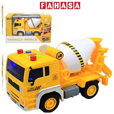 Đồ Chơi Mô Hình Xe Ben Công Trình Chạy Trớn Có Đèn Và Âm Thanh - Vecto VT511B