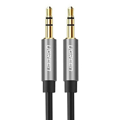 Ugreen UG10737AV119TK 5M màu Đen Cáp âm thanh 2 đầu 3.5mm dương dây tròn TPE cao cấp - HÀNG CHÍNH HÃNG