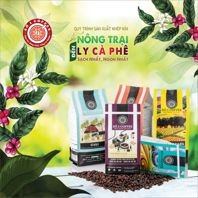 [SỐ 1 COFFEE] Cà Phê Nguyên Chất ESPRESSO Pha Máy Từ Những Hạt Cà Phê Ngon Thượng Hạng, Sạch 100% Vị Thanh Tao, Tinh Tế, Đạt Tiêu Chuẩn Xuất Khẩu - Túi  500gam