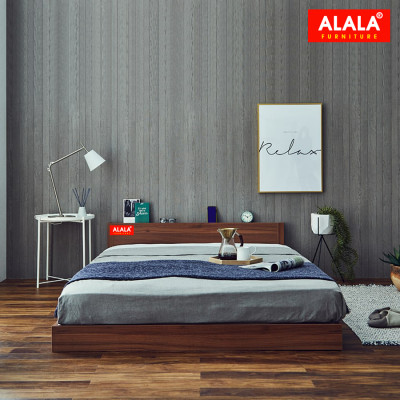 Giường ngủ ALALA41 cao cấp/ Miễn phí vận chuyển và lắp đặt/ Đổi trả 30 ngày/ Sản phẩm được bảo hành 5 năm từ thương hiệu ALALA/ Chịu lực 700kg
