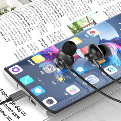 Tai nghe nhét tai In Ear có dây Jack 3.5mm hiệu WIWU EB311 âm thanh Hifi HD, hỗ trợ nghe gọi, mic đàm thoại - Hàng nhập khẩu