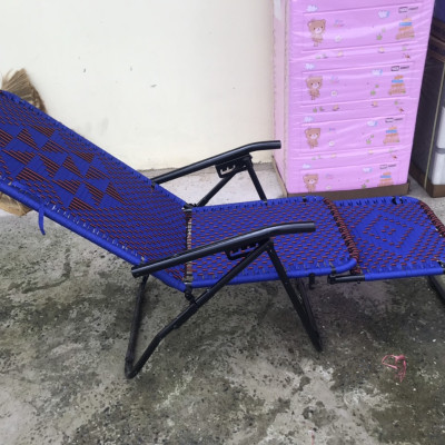 Ghế dù gấp dùng để  ngủ trưa , Khung sắt sơn tĩnh điện,-Giao màu ngẫu nghiên