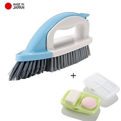 Combo bàn chải đa năng Ohe + khay đựng xà bông đôi - made in Japan