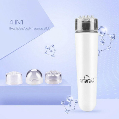 Máy Massages Mini Cầm Tay 4 đầu (11x3cm) Loại Tốt Nhất Có Sẵn Pin 2A B25
