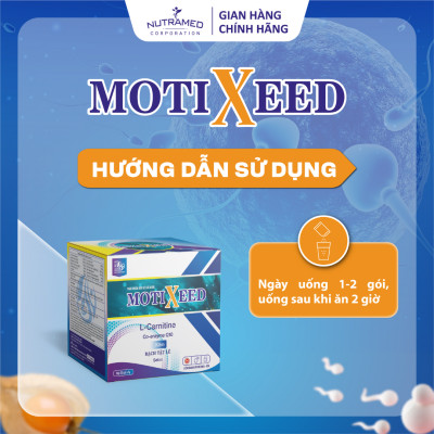 Gói uống Motixeed hỗ trợ tăng cường sinh lực và cải thiện khả năng sinh lý nam (30 gói) - Nutramed