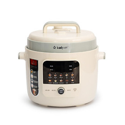 Nồi áp suất điện lòng nồi Inox Kalpen P5 dung tích 6L công suất 1300W chuẩn Đức, bảo hành 2 năm - Hàng chính hãng