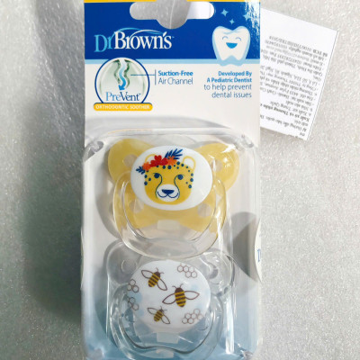 [ PV22302-GBX ] Bộ 2 ty ngậm hỗ trợ chống đột tử/chỉnh nha/chống vẩu Dr.Brown