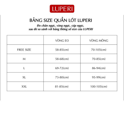 Quần Lót Nữ Lụa Cạp Cao LUPERI LU3QL73 Mềm Mịn, Co Giãn, Không Lằn Mông, Kháng Khuẩn, Khử Mùi Rất Tốt