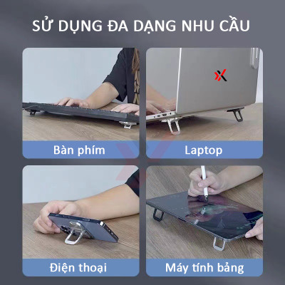Giá đỡ tản nhiệt laptop mini eXtreme GL1201 nâng cao laptop với 2 mức độ cao - Hàng chính hãng