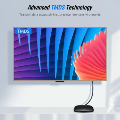 Ugreen UG40464HD101TK 5M màu Đen Cáp tín hiệu HDMI chuẩn 1.4 hỗ trợ phân giải 4K * 2K - HÀNG CHÍNH HÃNG