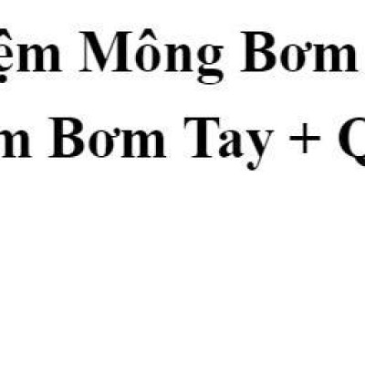 Ghế bơm hơi tình yêu Có Tay Vịn - Tặng Kèm Bơm Tay và quà tặng bơm tay đơn giản tháo ráp da bền đàn hồi không thủng