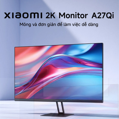 Màn Hình Máy Tính Xiaomi 2K Monitor A27Qi EU 27inch / LCD IPS / 100Hz / 2K / 6ms - Phiên Bản Quốc Tế, Bảo Hành 36 Tháng