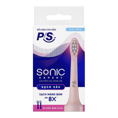 Bộ 2 Đầu Bàn Chải Điện P/S Sonic Expert