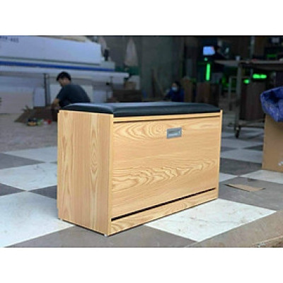 Tủ giày thông minh Tundo có đệm ngồi mini gỗ nệm tiện lợi giá rẻ