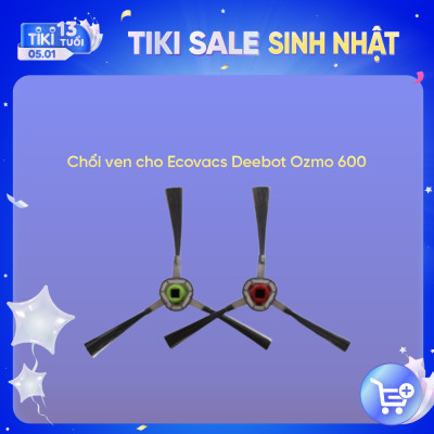 Cặp chổi ven ecovacs SLIM 11, 930, OZMO 600, 610_Hàng chính hãng