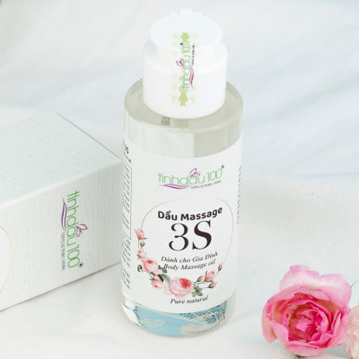 Dầu massage 3S.  Dành cho vợ chồng. Tặng thêm  video hướng dẫn Massage. Sử dụng ở gia đình hoặc mang đi du lịch rất tiện