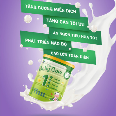 Combo 2 lon Sữa Non The Baby Cow 1 (900gr)