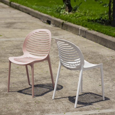 Ghế nhựa đúc, ghế ngoài trời tựa kẻ thoáng khí