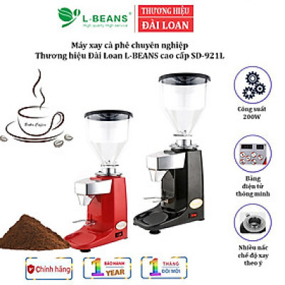 Máy xay cà phê chuyên nghiệp L-BEANS SD-921L công suất 250W - Hàng Nhập Khẩu
