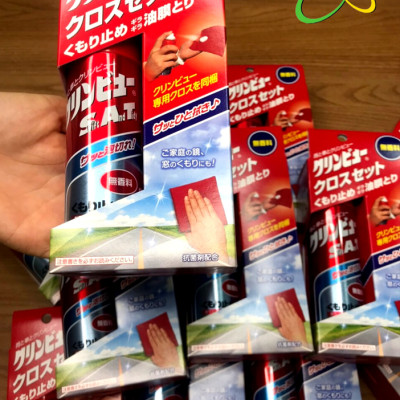 CHAI XỊT CHỐNG MỜ GƯƠNG KÍNH KHÔNG MÙI CÓ KÈM KHĂN LAU