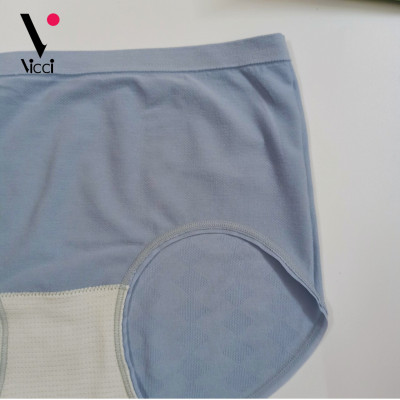 Quần lót nữ cotton cạp cao gen nhẹ Vicci QV.32 thông hơi kháng khuẩn khử mùi