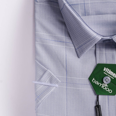 Áo sơ mi nam Vitimen ngắn tay form Slim fit