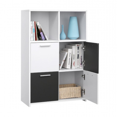 Tủ để sách gỗ công nghiệp nhỏ gọn SMLIFE Barbra