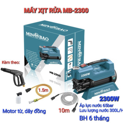 MÁY XỊT RỬA XE ÁP LỰC CAO 2300W MINBAO MB-2300 - HÀNG CHÍNH HÃNG