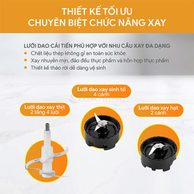 Máy xay đa năng Bluestone BLB-5348 - Hàng chính hãng