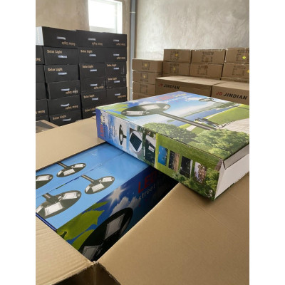 Đèn sân vườn, đèn đĩa bay năng lượng mặt trời Jindian UFO500 Công suất 250W Khung ABS