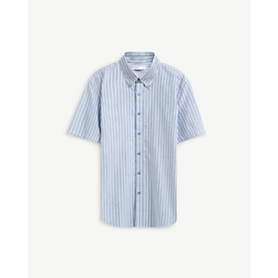 Áo sơ mi tay ngắn nam sọc. Form Fitted - RT 10S25SHS016 | ROUTINE CÀ MAU