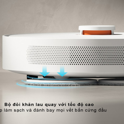 Robot Hút Bụi Lau Nhà Xiaomi X20+ Giặt Sấy Giẻ Tự Động Lực Hút 6000 Pa - Bản Quốc Tế