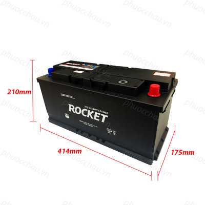 Bình Ắc Quy 12V-110Ah, Ắc Quy ROCKET SMF 61042