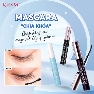 Mascara Mini Tẩy Trang Dành Cho Mi Kissme Heroine Make Speedy Mascara Remover 1.8 G