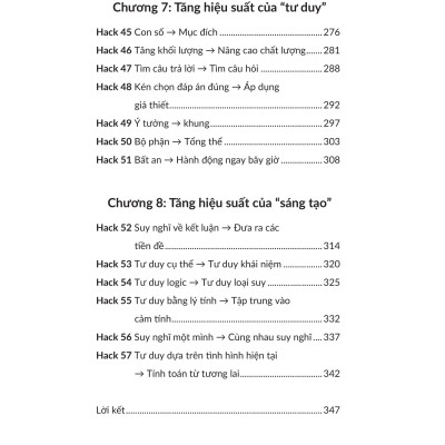 Kỹ Thuật Hack Thời Gian, Kỹ Năng Hack Hiệu Suất