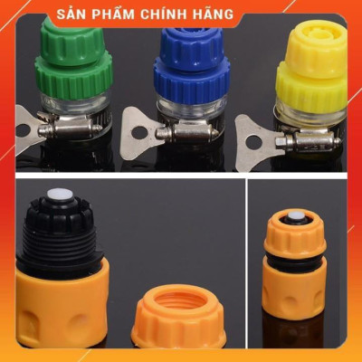 ️ Bộ dây vòi xịt nước rửa xe, tưới cây , tăng áp 3 lần, loại 15m 206701-2 đầu đồng,cút,nối vàng+ đai