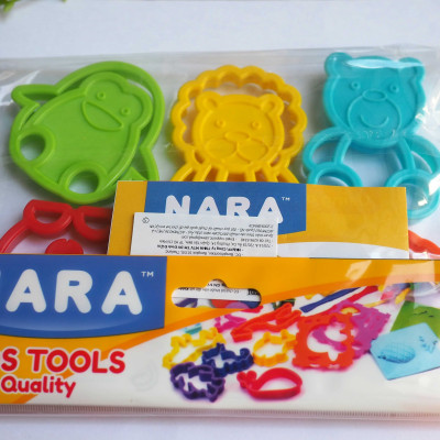 BỘ 6 KHUÔN NẶN ĐỘNG VẬT NGỘ NGHĨNH +SÁCH HƯỚNG DẪN MO-BM